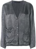 Elsa Esturgie Tara Deep V Shirt - Grey