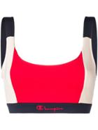 Champion Panelled Sports Bra - Red