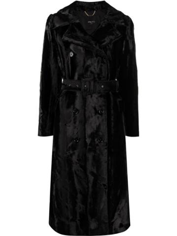 Paltò Belted Coat - Black