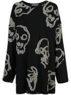Yohji Yamamoto Skull Print Long-sleeved T-shirt - Black