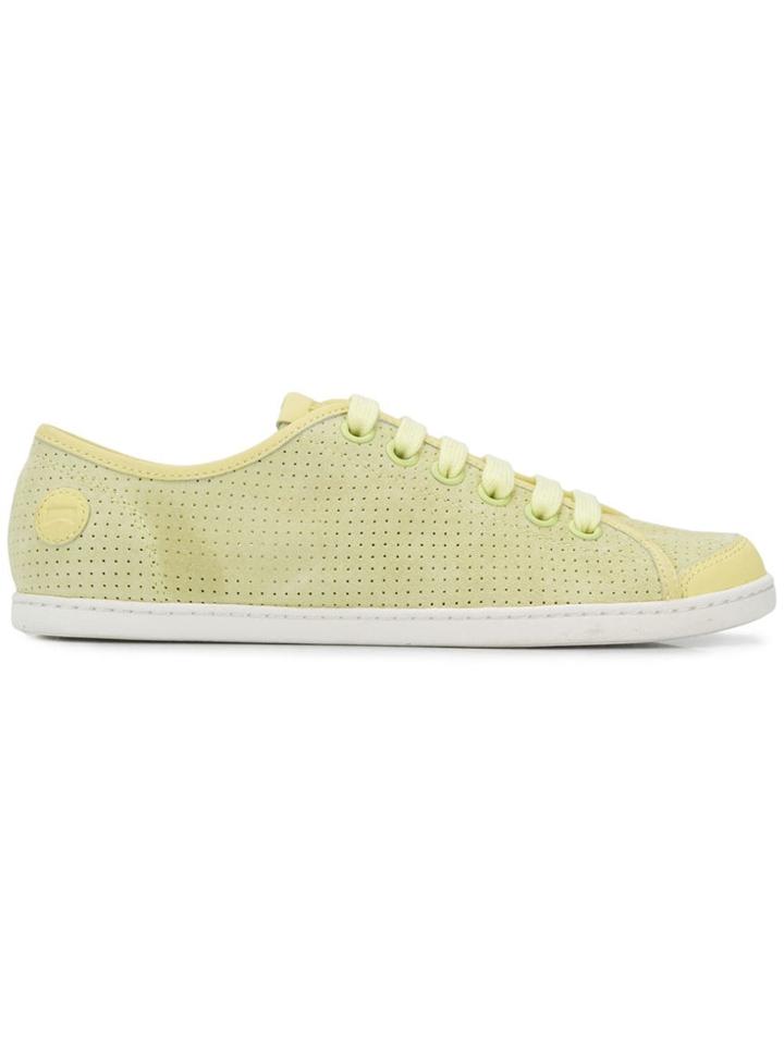 Camper Uno Perforated Sneakers - Yellow