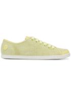 Camper Uno Perforated Sneakers - Yellow