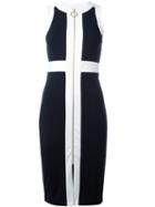 Michael Michael Kors Midi Dress, Women's, Size: 4, Blue, Polyester/viscose/spandex/elastane