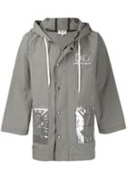 Natasha Zinko Duo Hooded Windbreaker Jacket - Grey
