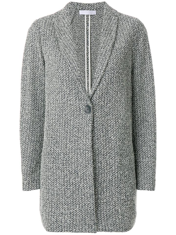 Fabiana Filippi Single Breasted Coat - Black