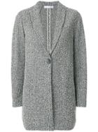 Fabiana Filippi Single Breasted Coat - Black