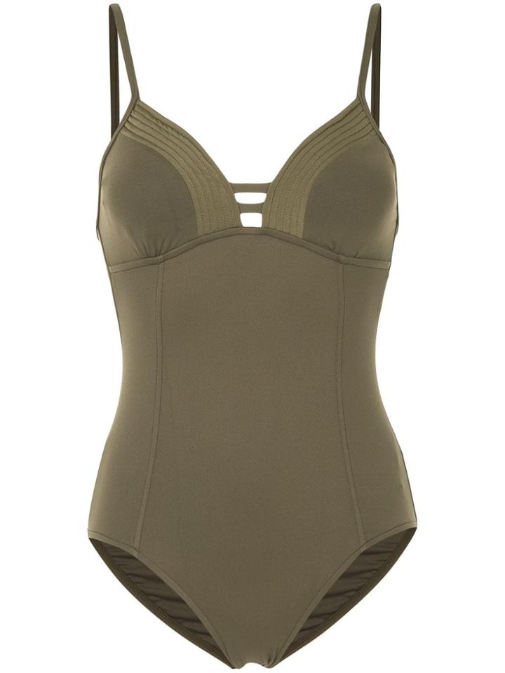 Seafolly Quilted One Piece Swimsuit - Green