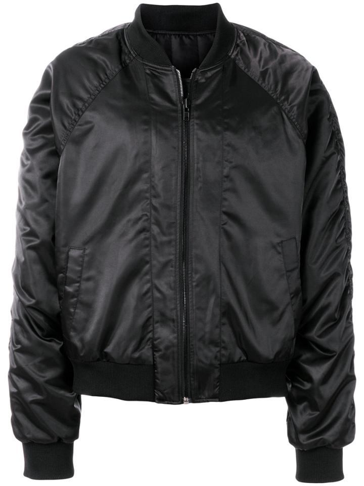 D.gnak Sheen Bomber Jacket - Black