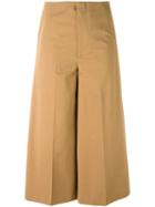 Marni Wide Culottes, Women's, Size: 38, Brown, Cotton/virgin Wool