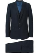 Dolce & Gabbana Three-piece Suit, Men's, Size: 52, Blue, Spandex/elastane/acetate/cupro/virgin Wool