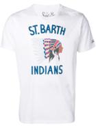 Mc2 Saint Barth Indians Print T-shirt - White