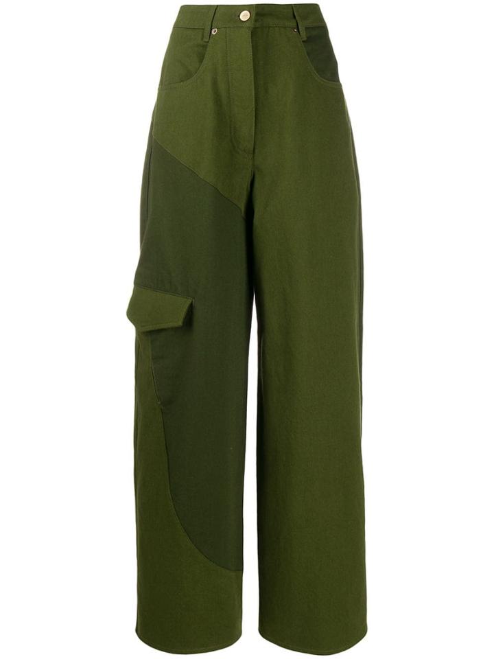 Jacquemus Le Jean De Nimes Wide-leg Trousers - Green