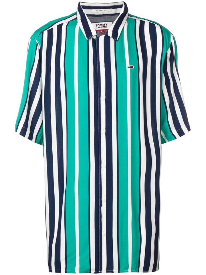 Tommy Jeans Striped Shirt - Green
