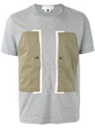 Ganryu Comme Des Garcons - Colour Block T-shirt - Men - Cotton - M, Grey, Cotton