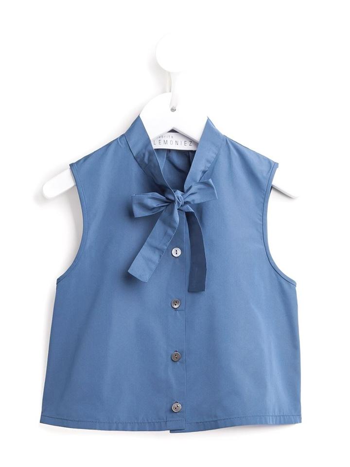 Señorita Lemoniez 'thirlmere' Sleeveless Blouse, Girl's, Size: 12 Yrs, Blue