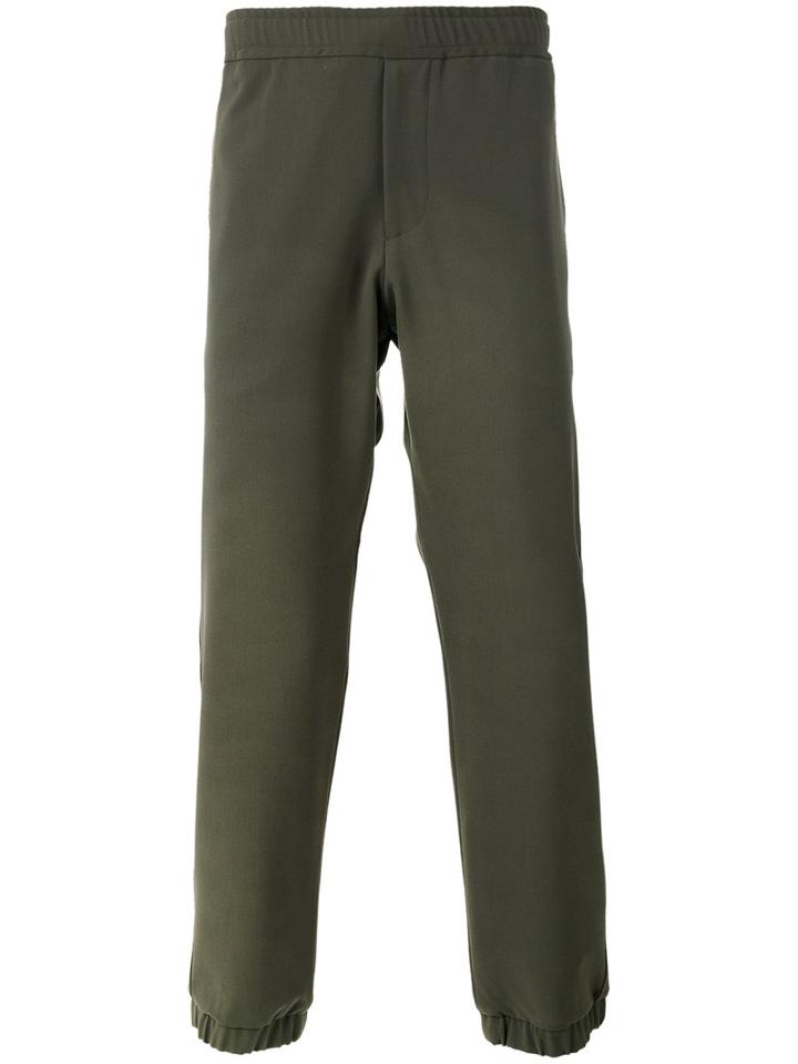 Joseph Smart Track Pants, Men's, Size: 50, Green, Polyester/cotton/spandex/elastane/wool