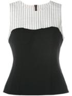 Tibi - Tank Top - Women - Cotton/linen/flax/polyester/polyester - Xs, White, Cotton/linen/flax/polyester/polyester