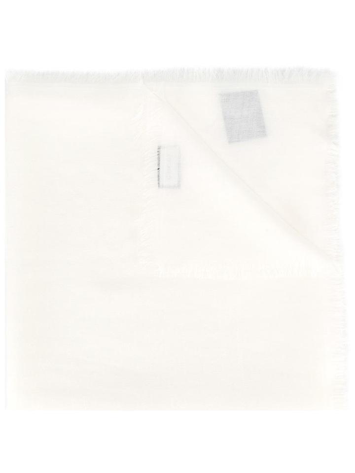 Gucci Classic Knit Scarf - White