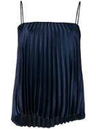 Vince Pleated Cami Top - Blue