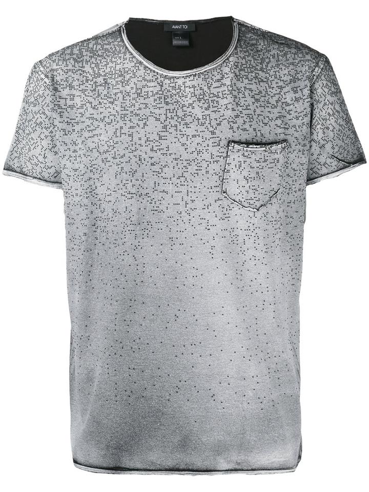 Avant Toi - Studded Pocket T-shirt - Men - Cotton - S, Grey, Cotton