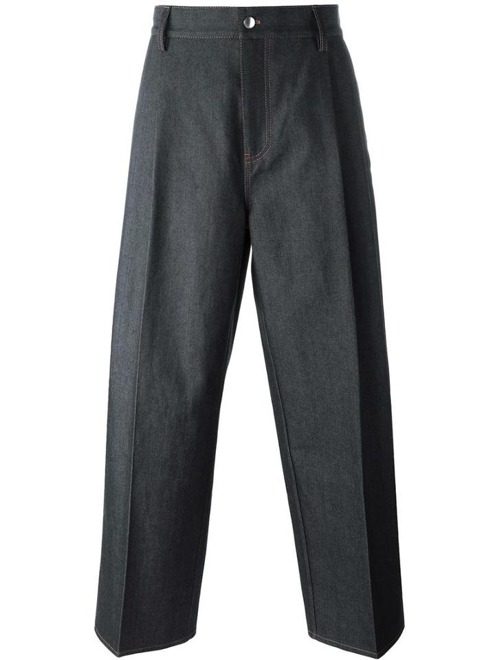 Mcq Alexander Mcqueen Moss Denim Pants, Men's, Size: 48, Blue, Cotton