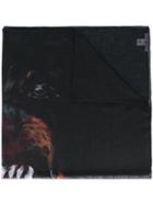 Givenchy - Rottweiler Print Scarf - Men - Silk/cashmere - One Size, Black, Silk/cashmere