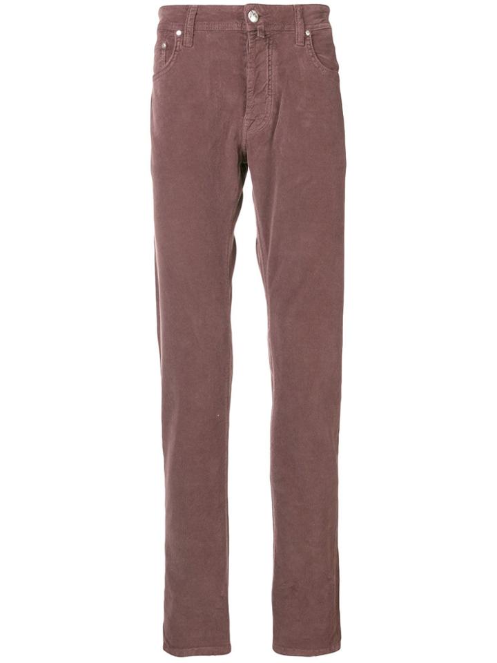 Jacob Cohen Straight Leg Trousers - Pink