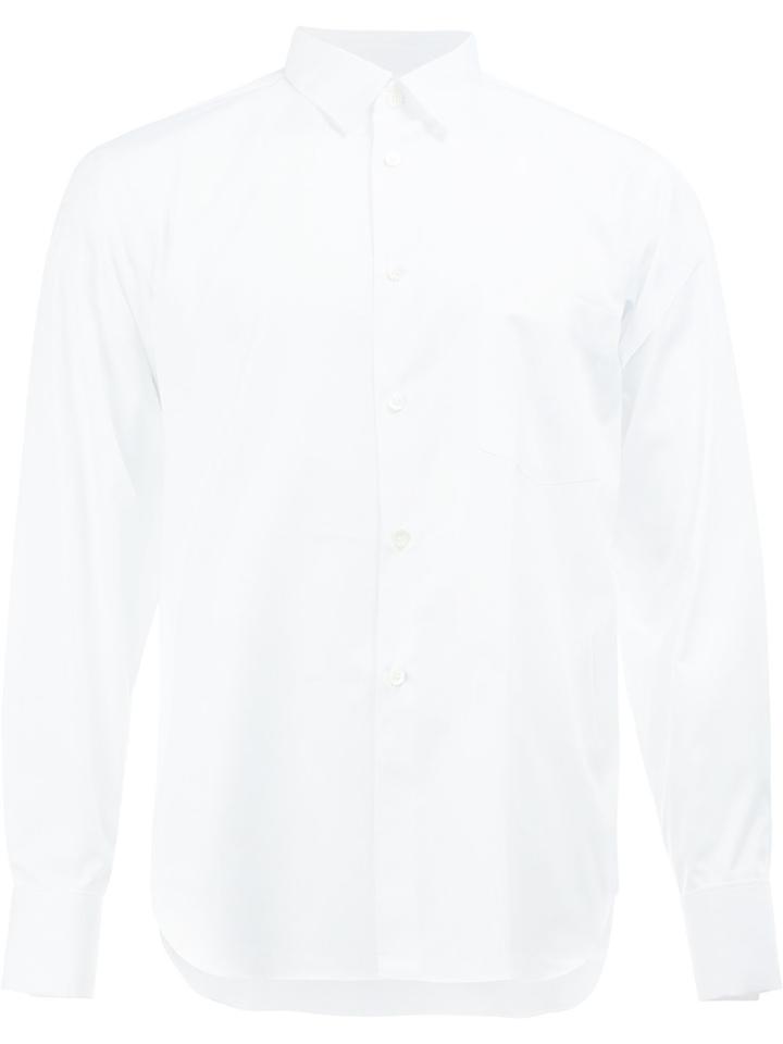 Comme Des Garçons Homme Plus Classic Long Sleeve Shirt - White
