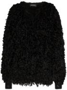Balmain Velvet Fringe Jacket - Black