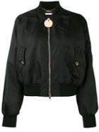 Givenchy Classic Bomber Jacket, Women's, Size: 36, Black, Polyamide/polyester/viscose