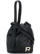 Rochas Drawstring Logo Tote - Black