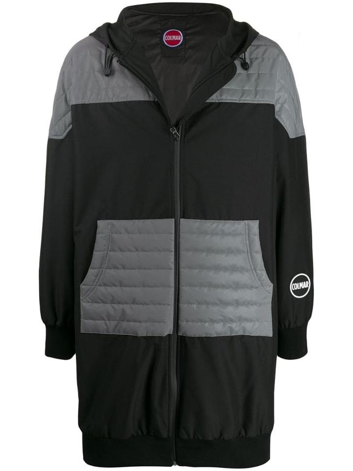 Colmar A.g.e. By Shayne Oliver Long Quilted Panel Jacket - Black