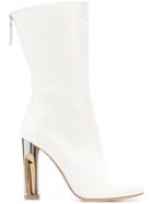 Alexander Mcqueen Mid-calf Boots - White