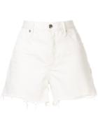 T By Alexander Wang Zip Detail Shorts - White