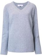 Le Ciel Bleu 'boiled V-neck' Sweater, Women's, Size: 36, Wool