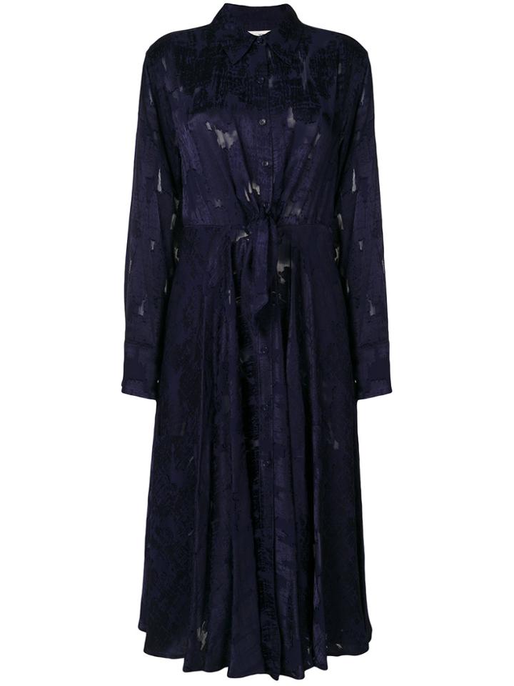 Dvf Diane Von Furstenberg Shirt Dress - Blue