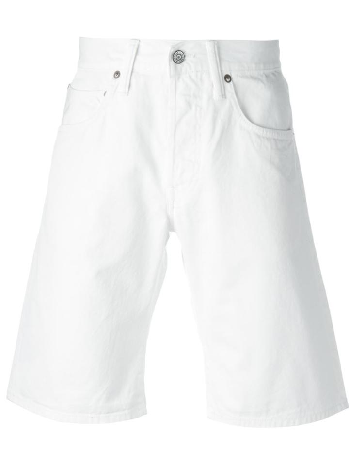 Edwin Denim Shorts, Men's, Size: 32, White, Cotton