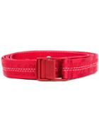 Off-white Industrial Logoed Belt - Red