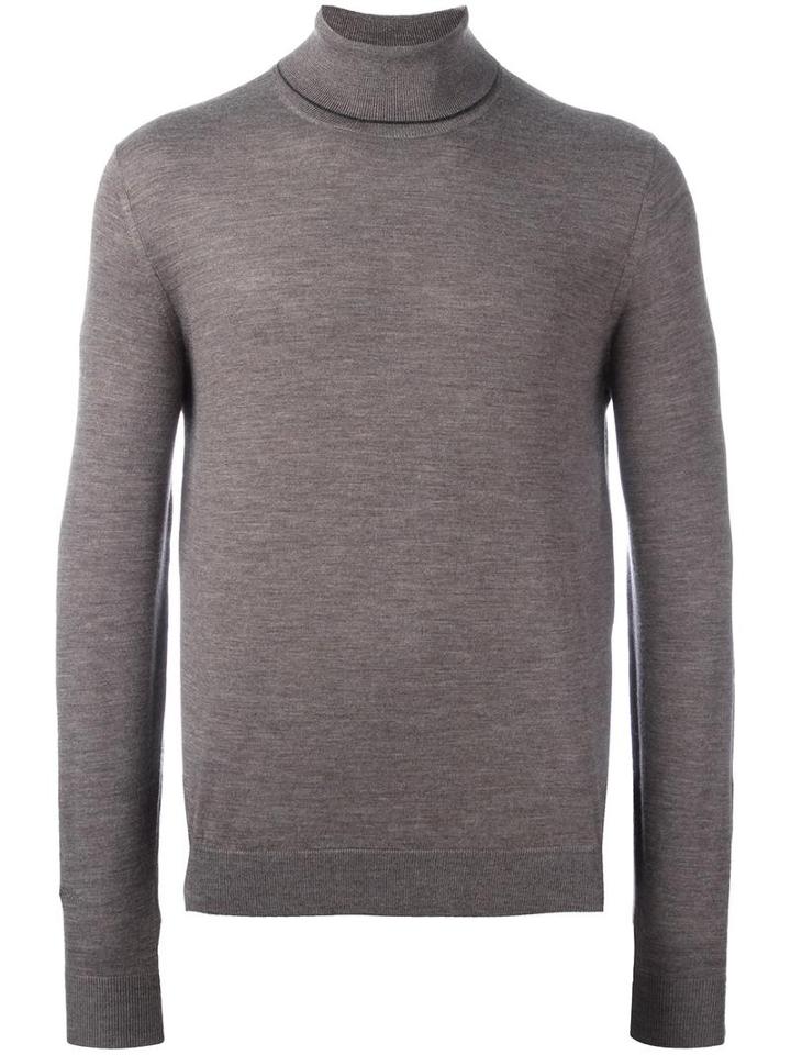 Paul Smith Turtleneck Jumper, Men's, Size: Medium, Brown, Merino
