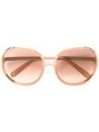 Chloe Eyewear - Myrte Sunglasses - Women - Acetate/metal (other) - One Size, Pink/purple, Acetate/metal (other)
