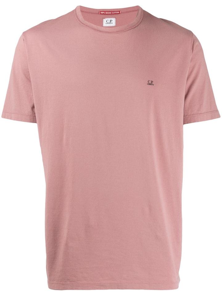 Cp Company 30/1 Logo T-shirt - Pink