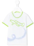 Il Gufo - Airplane Print T-shirt - Kids - Cotton/spandex/elastane - 6 Mth, White