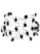 Prada Pompom Knitted Choker - Black