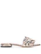 Alberto Gozzi Python Flats - Neutrals