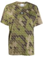 Burberry Camouflage Monogram T-shirt - Neutrals