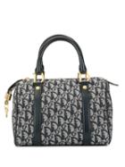 Christian Dior Pre-owned Trotter Pattern Tote - Blue