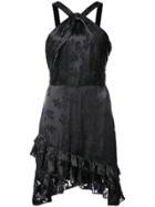 Saloni Faye Halter Dress - Black