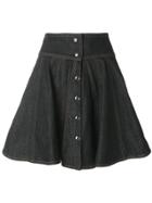 Philosophy Di Lorenzo Serafini Buttoned Denim Skirt - Blue