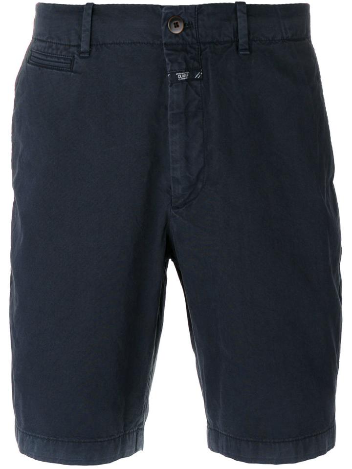 Closed - Casual Chino Shorts - Men - Cotton - 32, Blue, Cotton