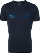 Fendi Bag Bugs T-shirt, Men's, Size: 48, Blue, Cotton/polyester/brass